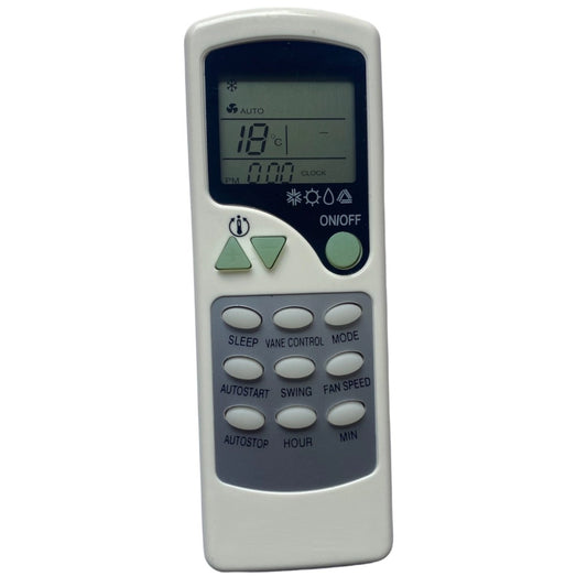 Generic Remote No. 7A, Compatible with Carrier AC Remote Control (Exactly Same Remote will Only Work) - POPNOVA