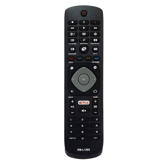 Generic Remote No. RM-L1285 (No Voice), Compatible with Philips Smart TV LCD/LED Remote Control (Exactly Same Remote will Only Work) - POPNOVA