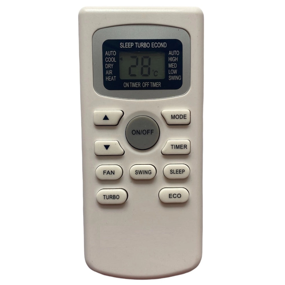 Generic Remote No. 68 with Backlight And Timer, Compatible with Hitachi AC Remote Control (Exactly Same Remote will Only Work) - POPNOVA