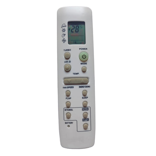 Generic Remote No. 182, Compatible with Onida AC Remote Control (Exactly Same Remote will Only Work) - POPNOVA