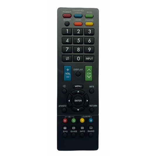 Generic LCD/LED Remote No. GB016WJSA, Compatible with Sharp LCD/LED TV Remote Control (Exactly Same Remote will Only Work) - POPNOVA