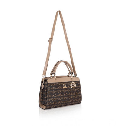 Women's Faux Leather Printed Handbag (Hilver) - POPNOVA