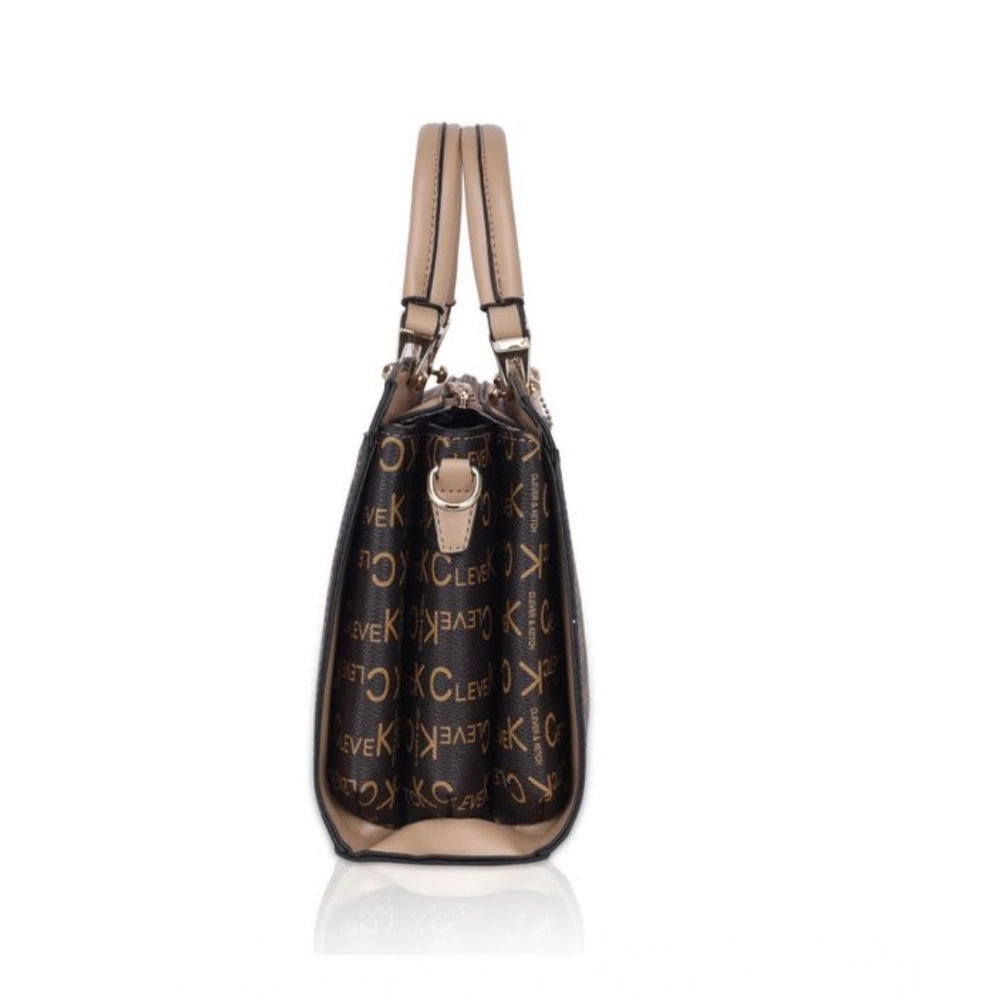 Women's Faux Leather Printed Handbag (Hilver) - POPNOVA