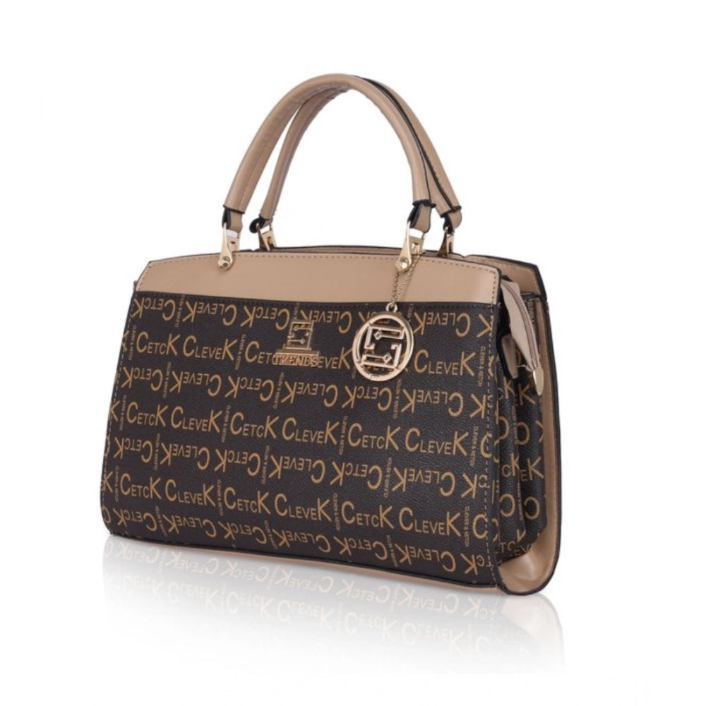 Women's Faux Leather Printed Handbag (Hilver) - POPNOVA