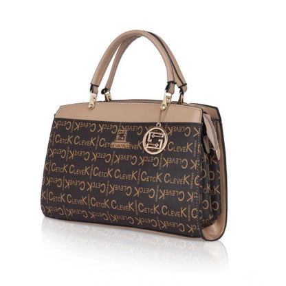 Women's Faux Leather Printed Handbag (Hilver) - POPNOVA