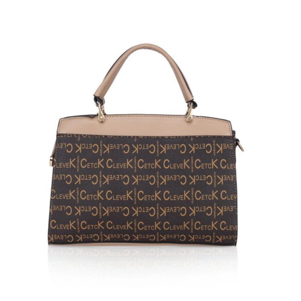 Women's Faux Leather Printed Handbag (Hilver) - POPNOVA