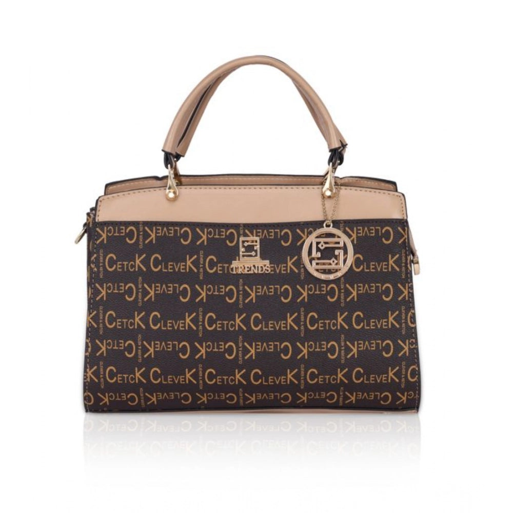 Women's Faux Leather Printed Handbag (Hilver) - POPNOVA