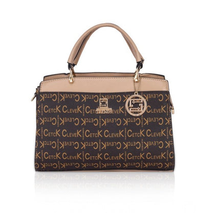 Women's Faux Leather Printed Handbag (Hilver) - POPNOVA