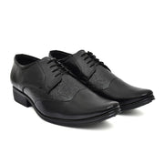 Men's Faux Leather Formal Shoes - Black