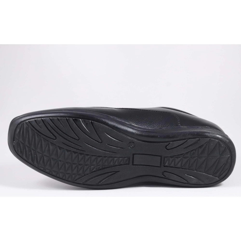 Men's Faux Leather Formal Shoes (Black) - Black, Faux Leather • Closure Type: Slip-On, Slip-On | POPNOVA