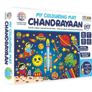 Chandrayaan Printed Colouring Mat educational toys for kids 3+ years