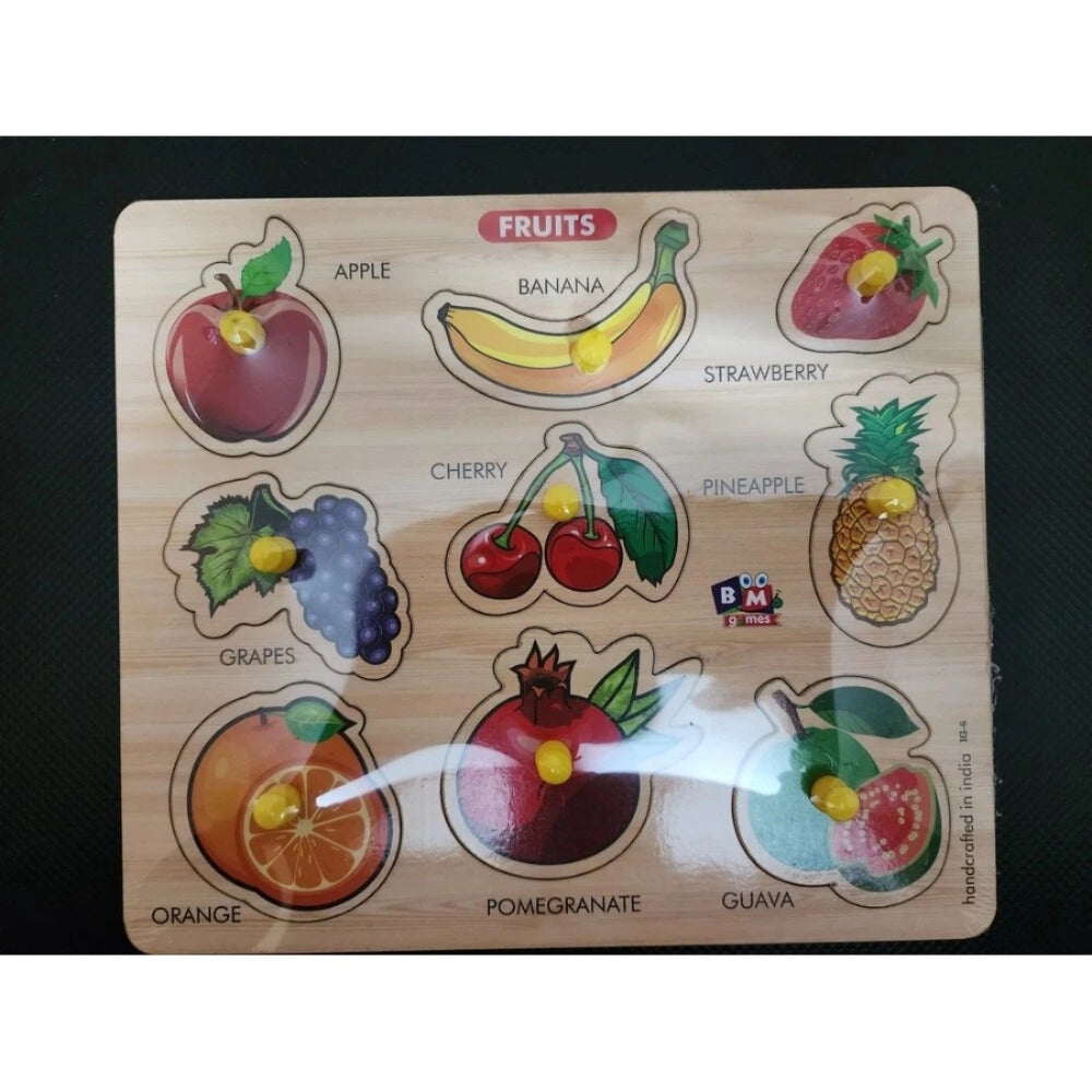 Wooden Puzzle - Fruits educational toys for kids 3+ years