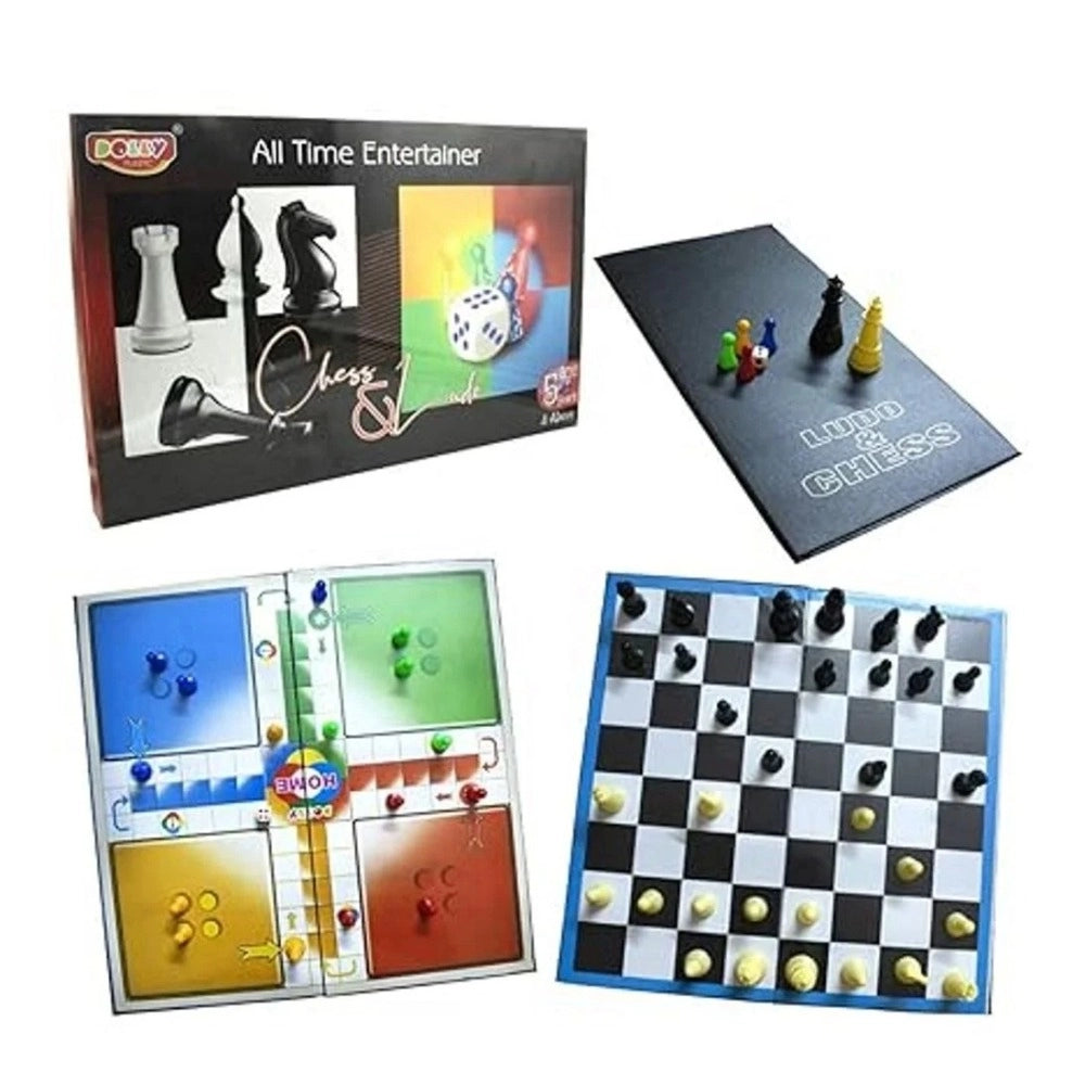 All Time Entertainer Chess&Ludo board games for kids 5+ years