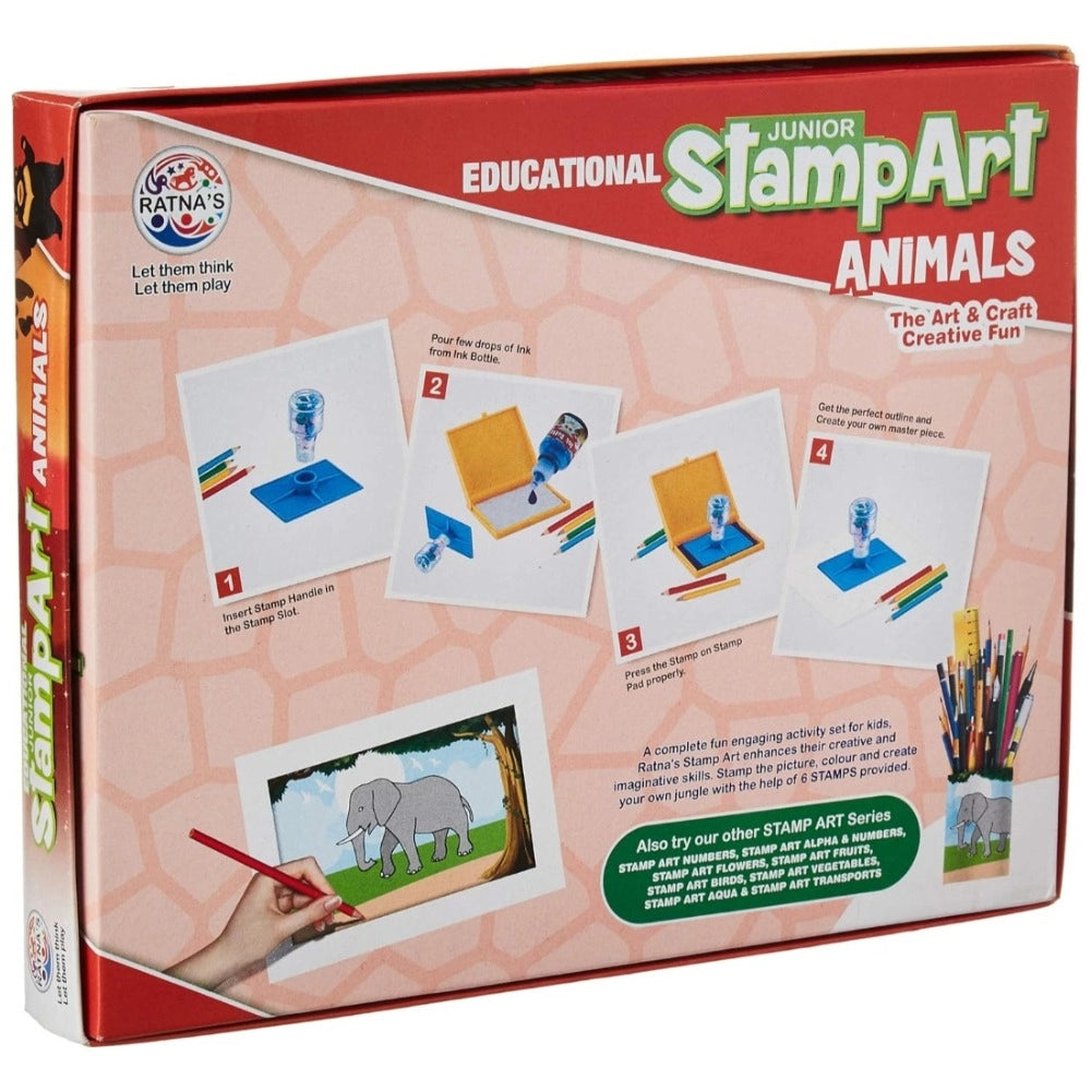 Stamp Art-Animal educational toys for kids 4+ years