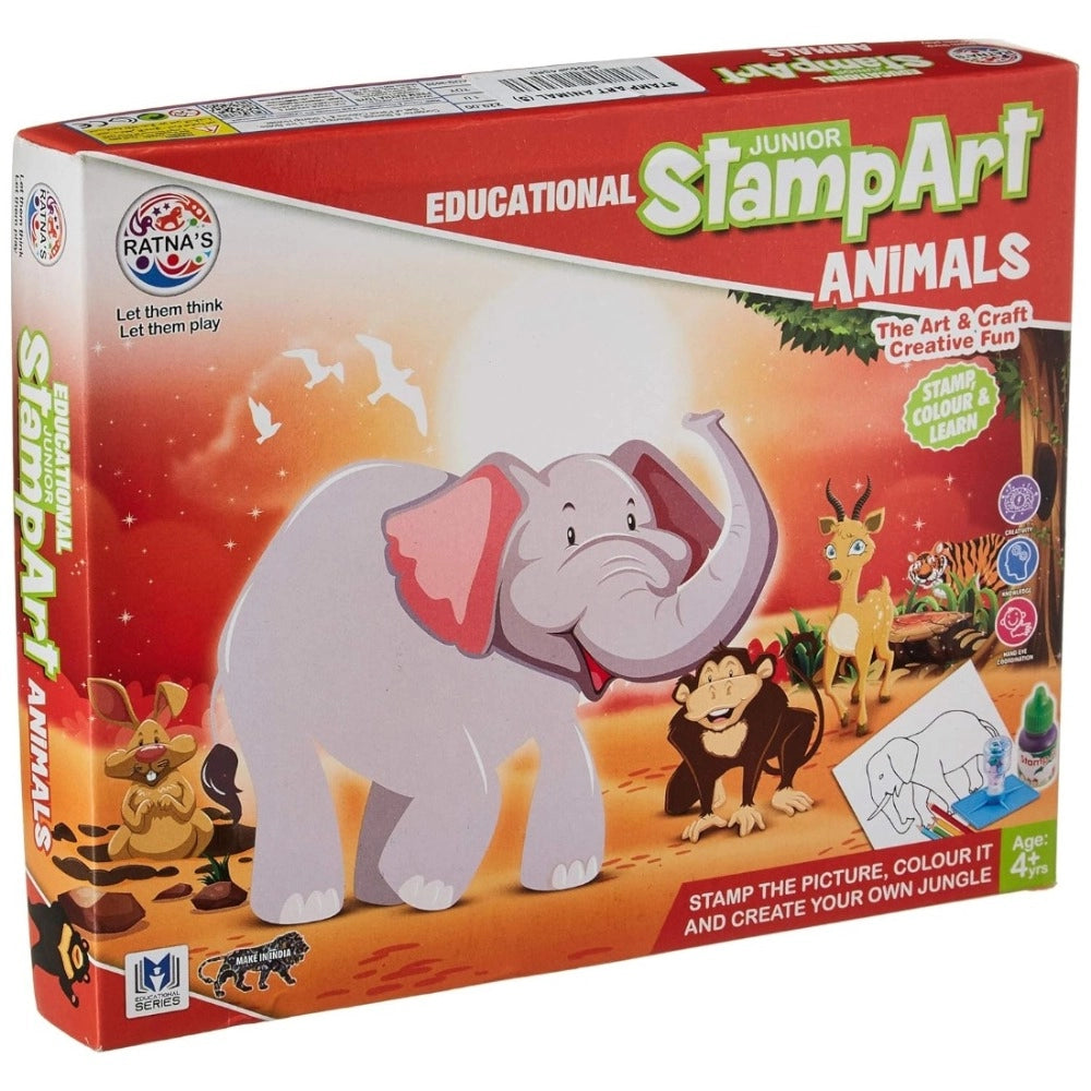 Stamp Art-Animal educational toys for kids 4+ years