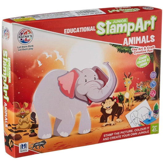 Stamp Art-Animal educational toys for kids 4+ years