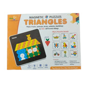 Magnetic Puzzle Triangle educational toys for kids 3+ years