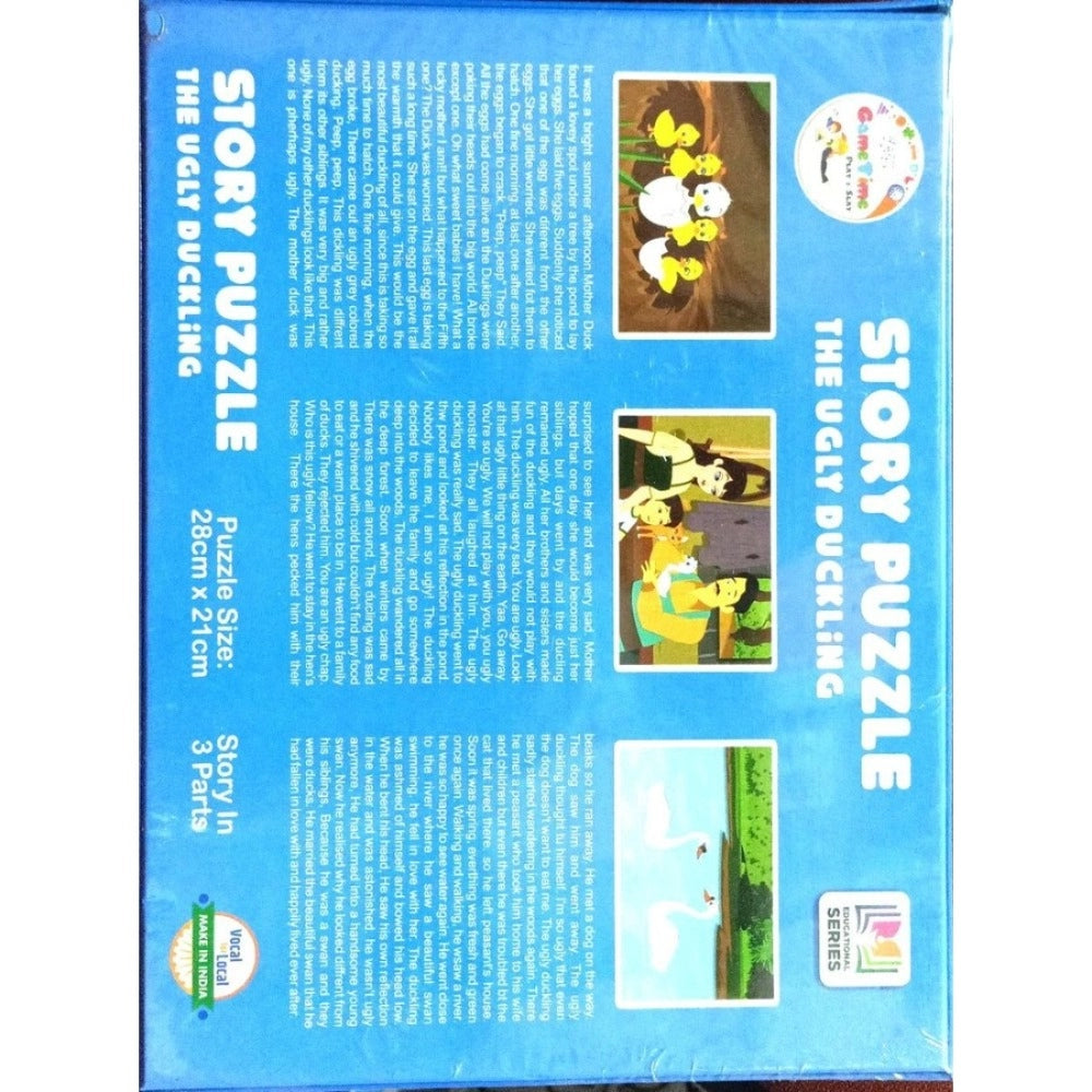 35 Pcs Set Ugly Ducklingg Story Puzzle educational toys for kids 5+ years