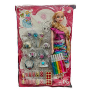 Barbie Doll With Jewellery Set toys for kids 1+ years