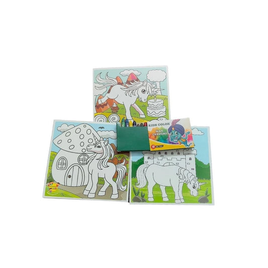 Fun With Color Coloring Board-Unicorn educational toys for kids 3+ years