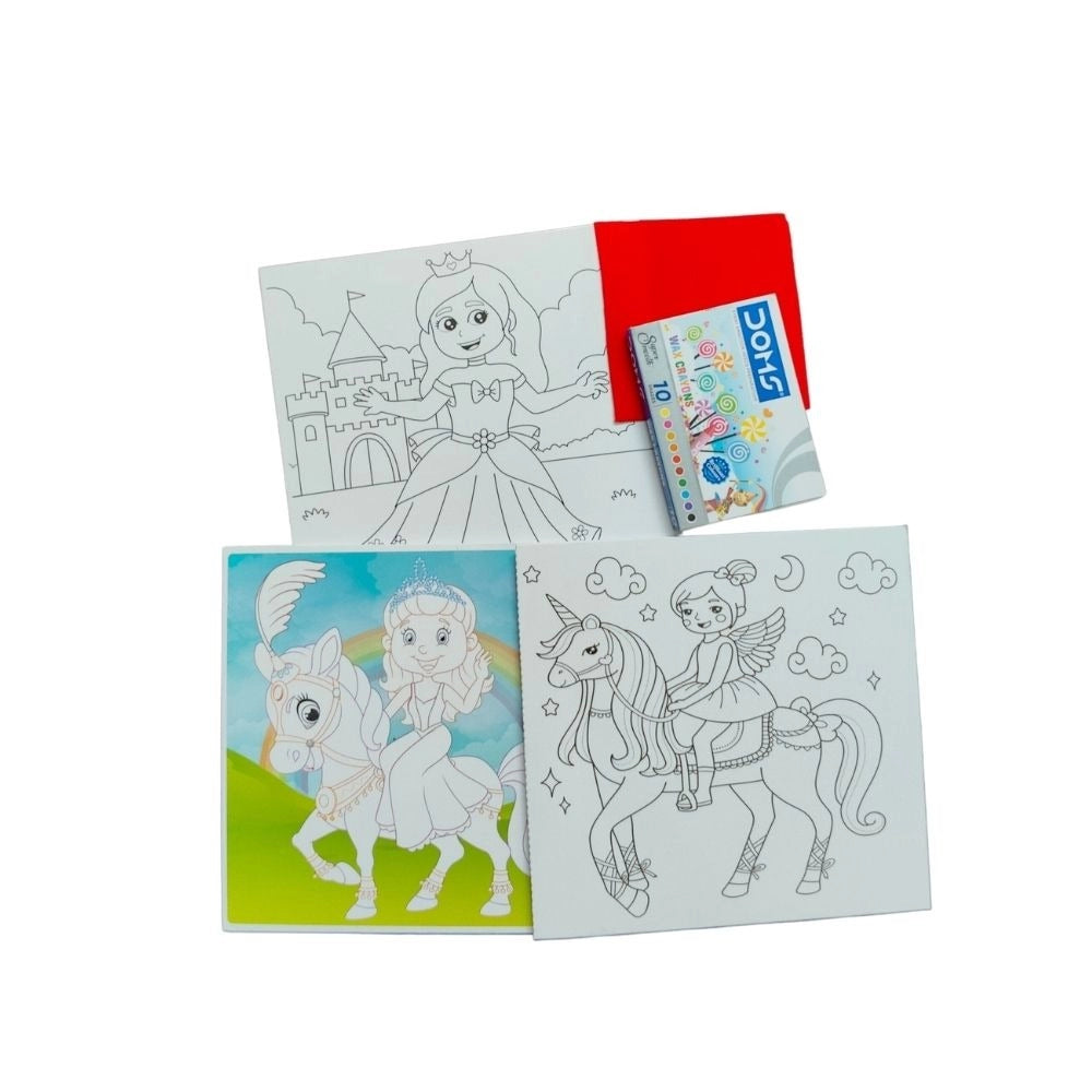 Fun With Coloring Board-Princess educational toys for kids 3+ years
