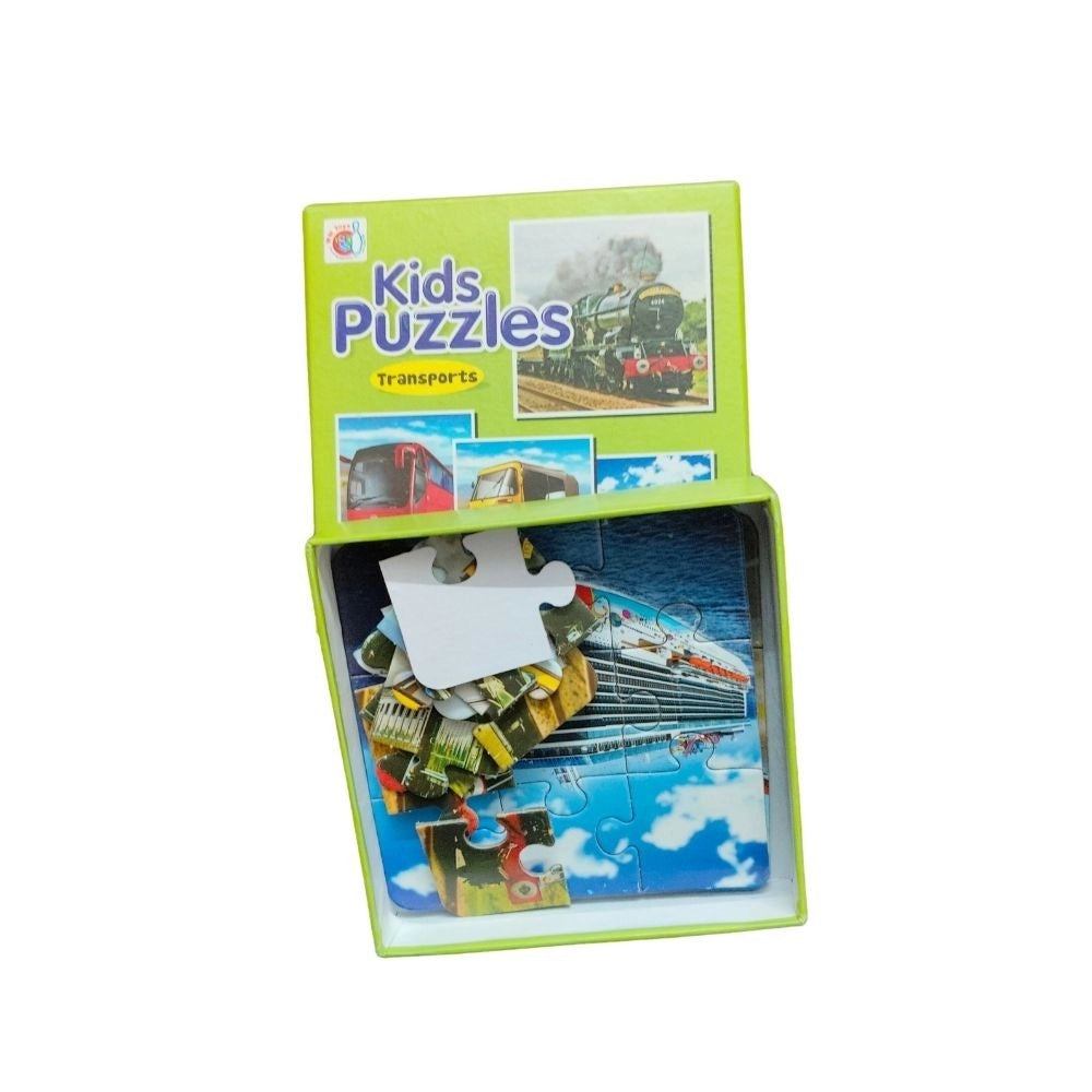 4 Pcs Set Transport Puzzle educational toys for kids 3+ years