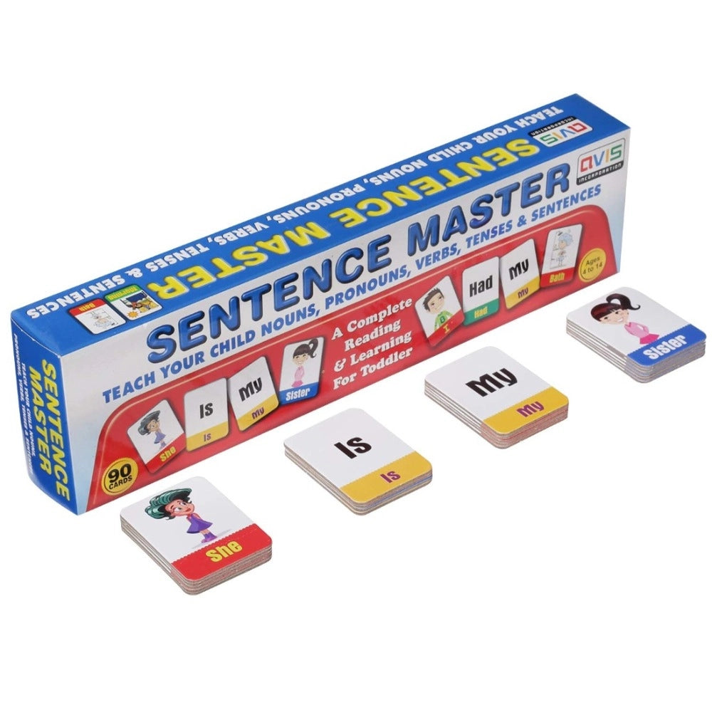 Sentence Master With 90 Cards educational toys for kids 5+ years