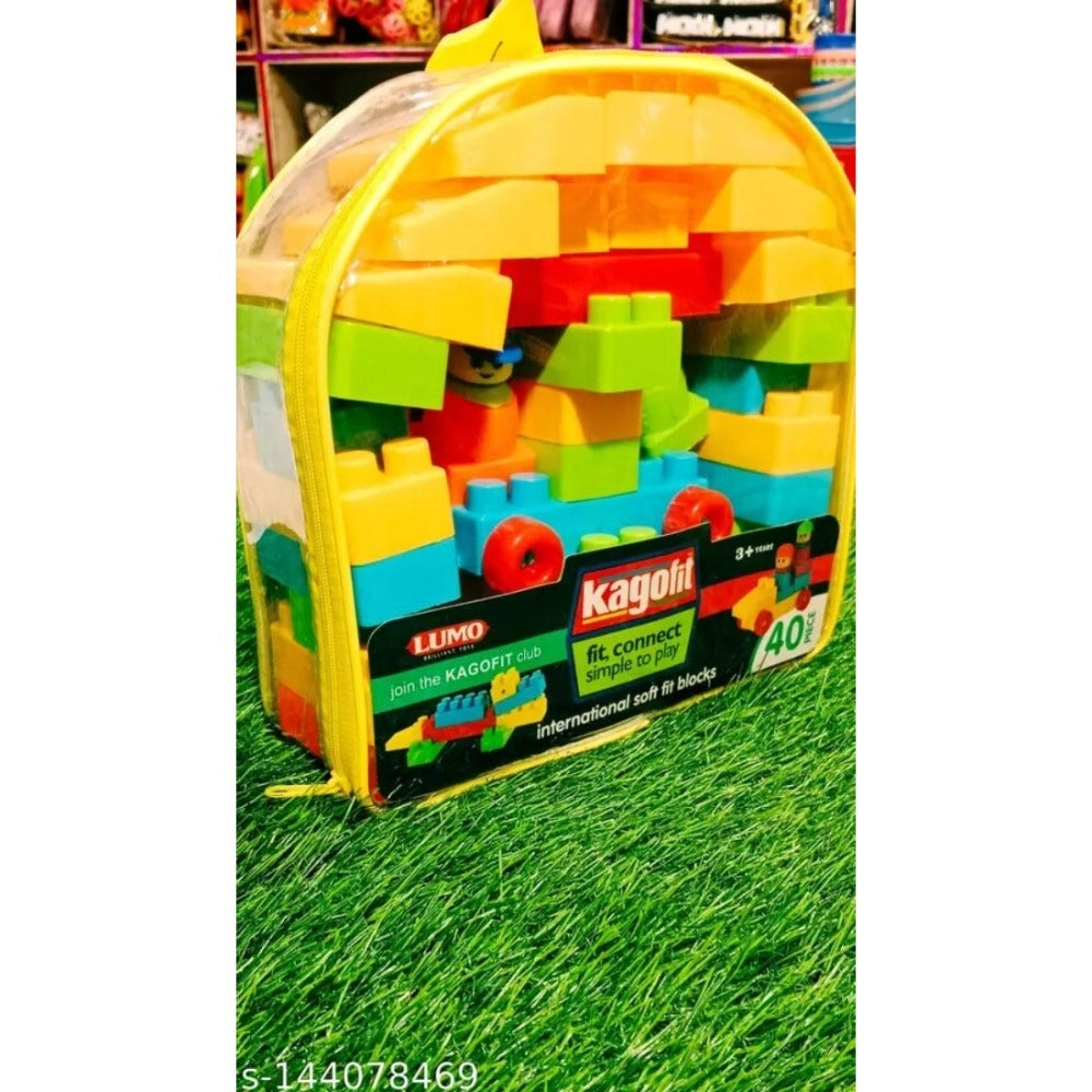 40 Pcs Set Blocks educational toys for kids 3+ years