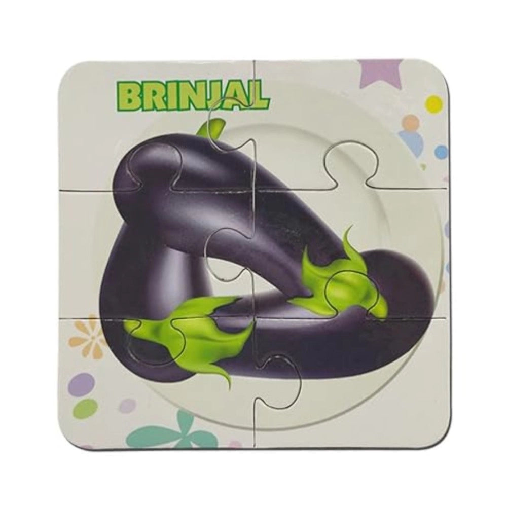 4 Pcs Set Vegetable Puzzles educational toys for kids 3+ years