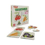4 Pcs Set Vegetable Puzzles educational toys for kids 3+ years