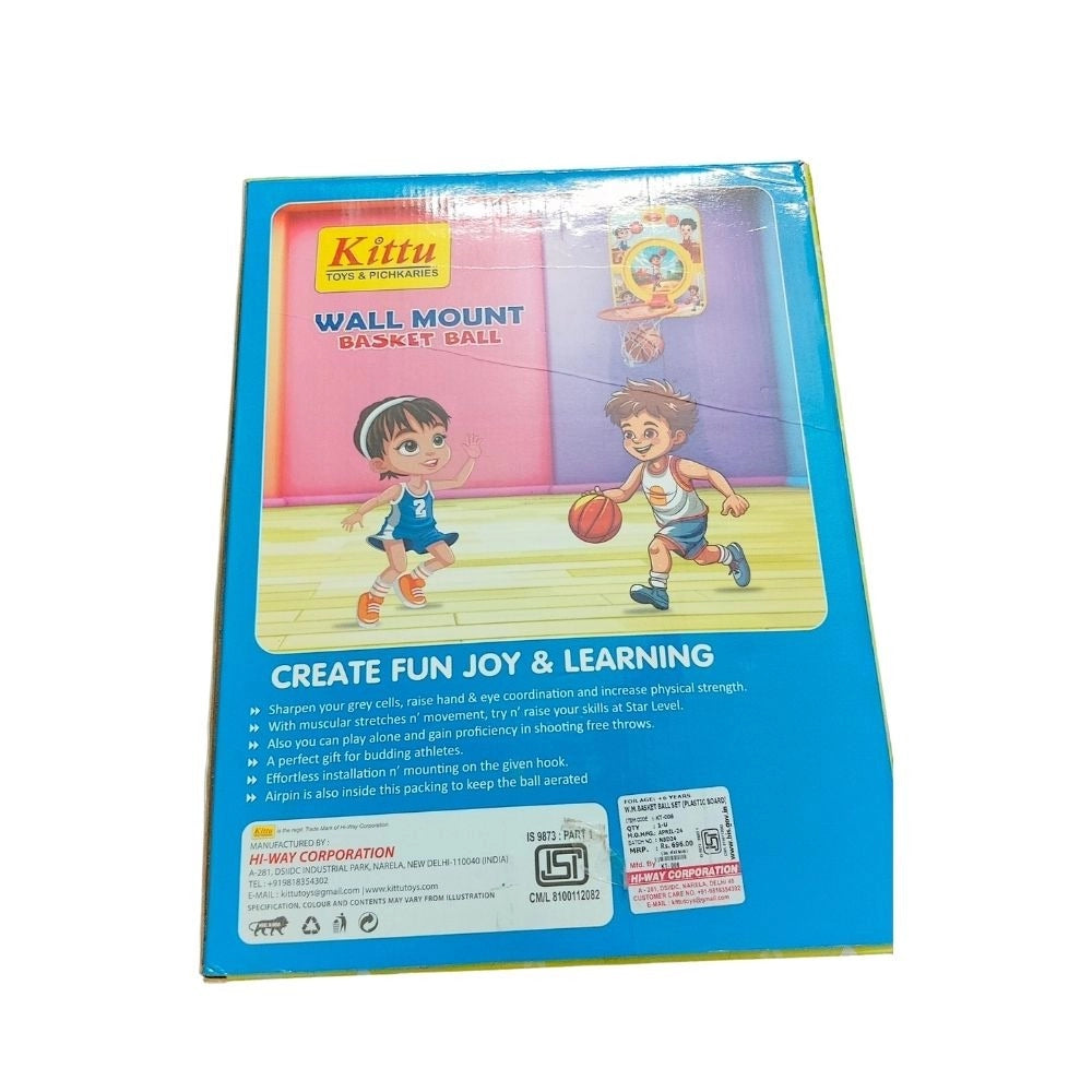 Basket Ball Set educational toys for kids 3+ years