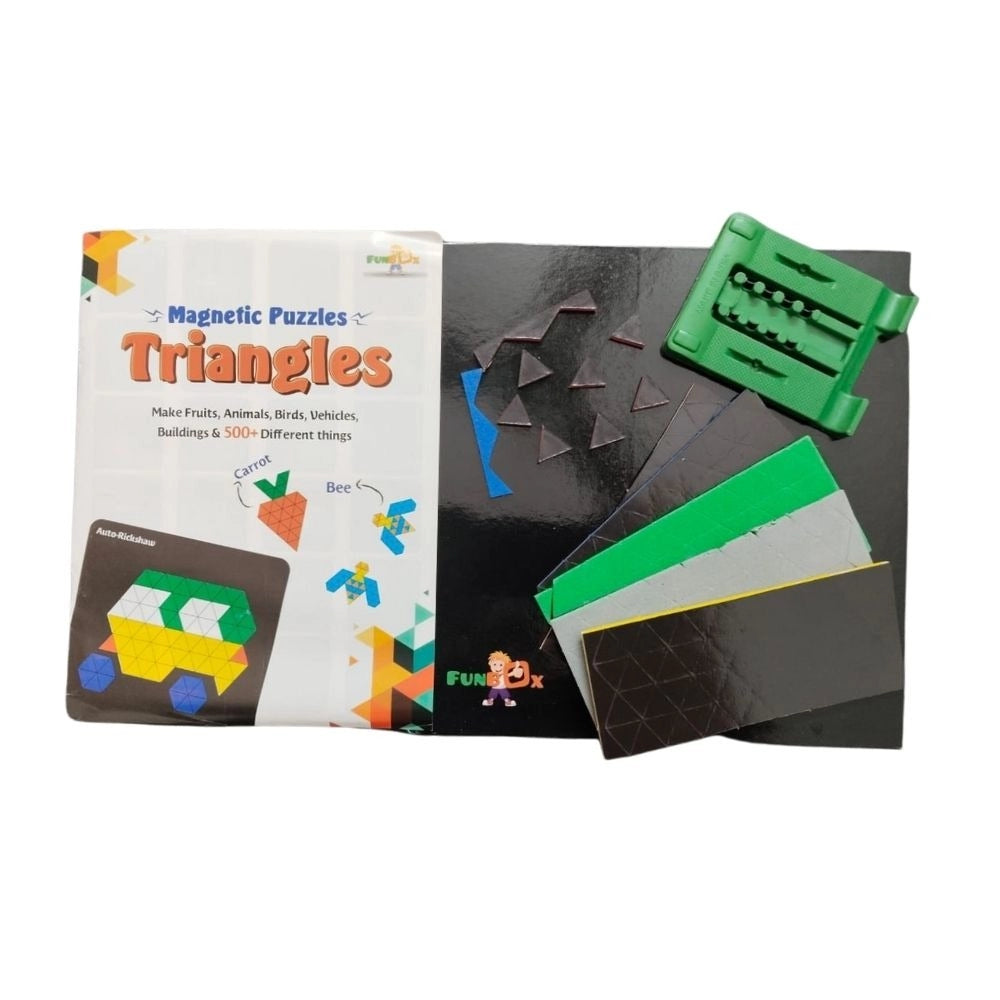 Magnetic Puzzle Triangle educational toys for kids 3+ years