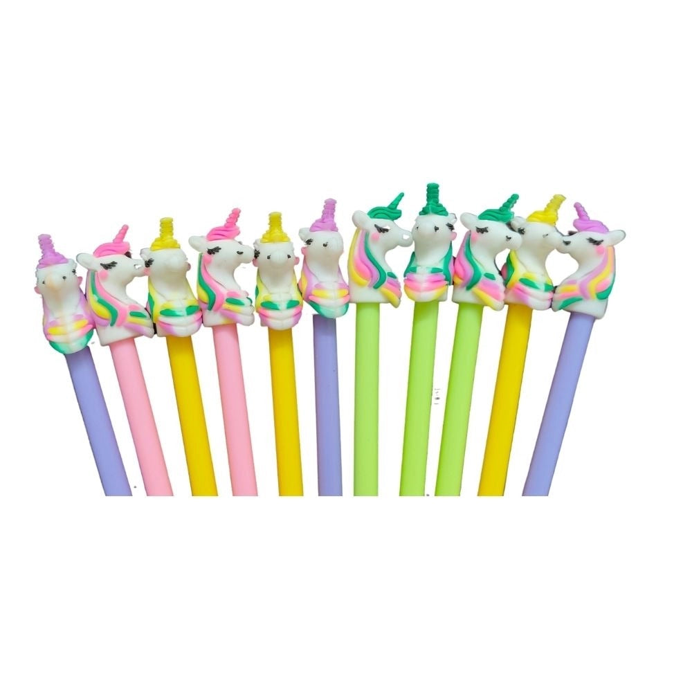 12 Pcs Set Unicorn Pencil kids toys for kids 3+ years