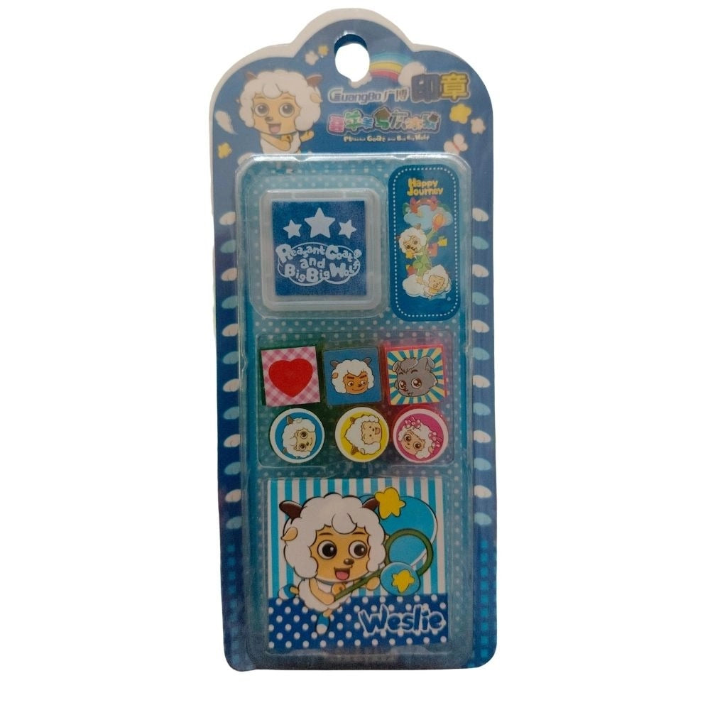 Pack Of 2 Cartoon Stamp kids toys for kids 3+ years