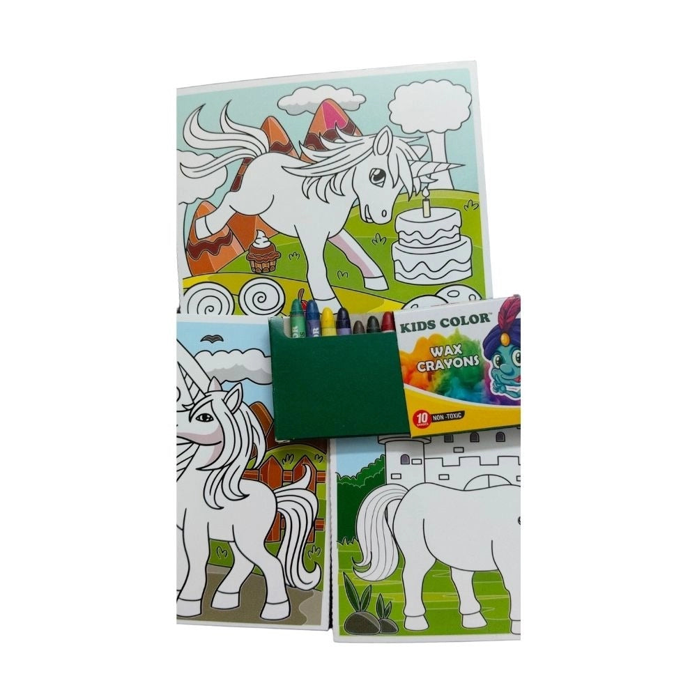 Fun With Color Coloring Board-Unicorn educational toys for kids 3+ years