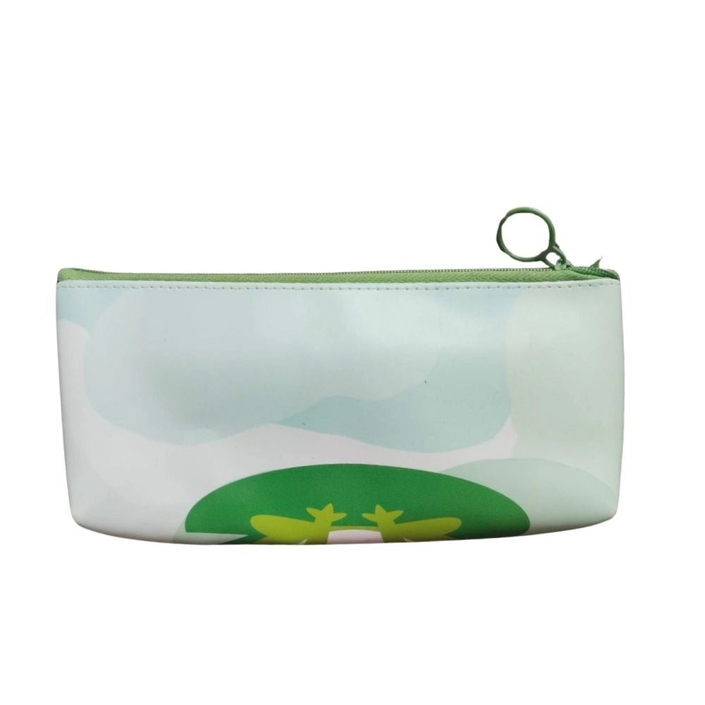 Pack Of 2 Frog Cartoon Printed Pencil Pouch kids toys for kids 3+ years