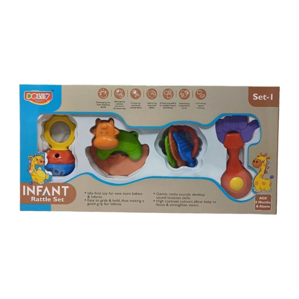 Infant Rattle Set (4 pcs) toys