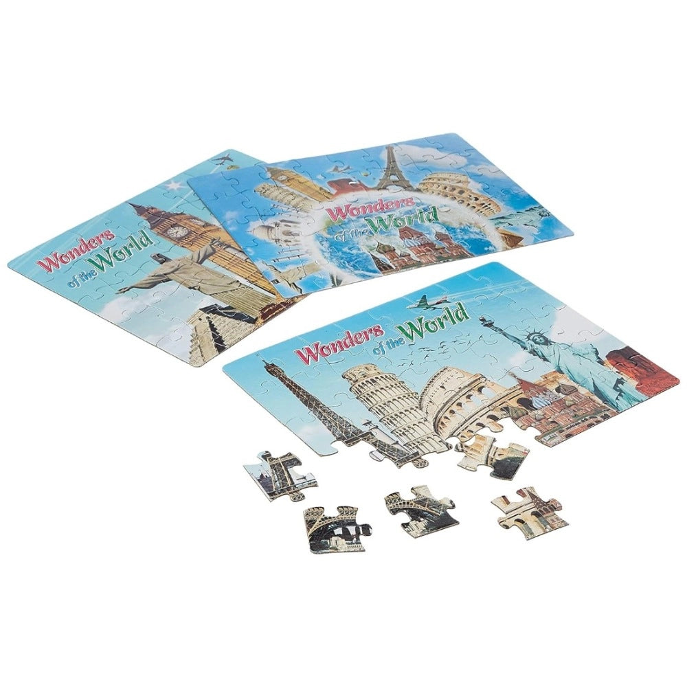 120 Pcs Jigsaw Puzzle Wonders of the world kids toys