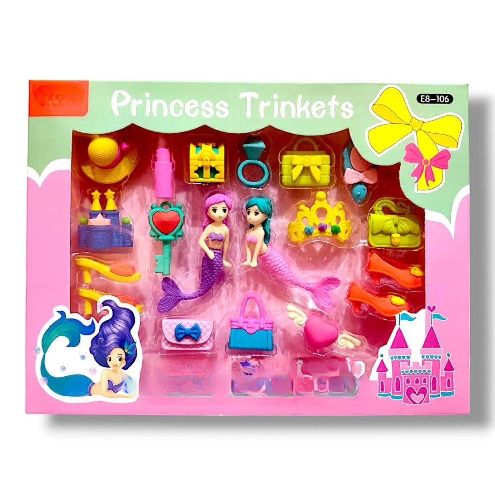 Eraser set - Mermaid theme kids toys for kids 5+ years