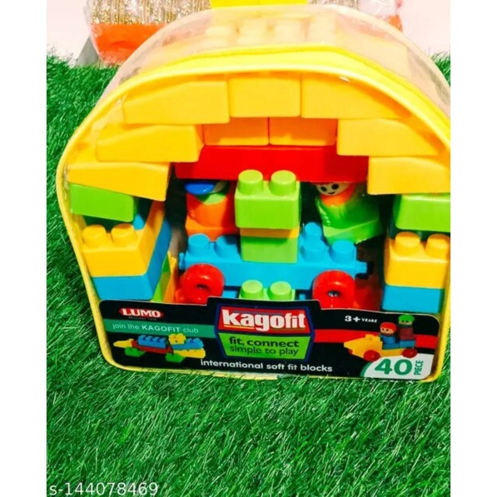 40 Pcs Set Blocks educational toys for kids 3+ years
