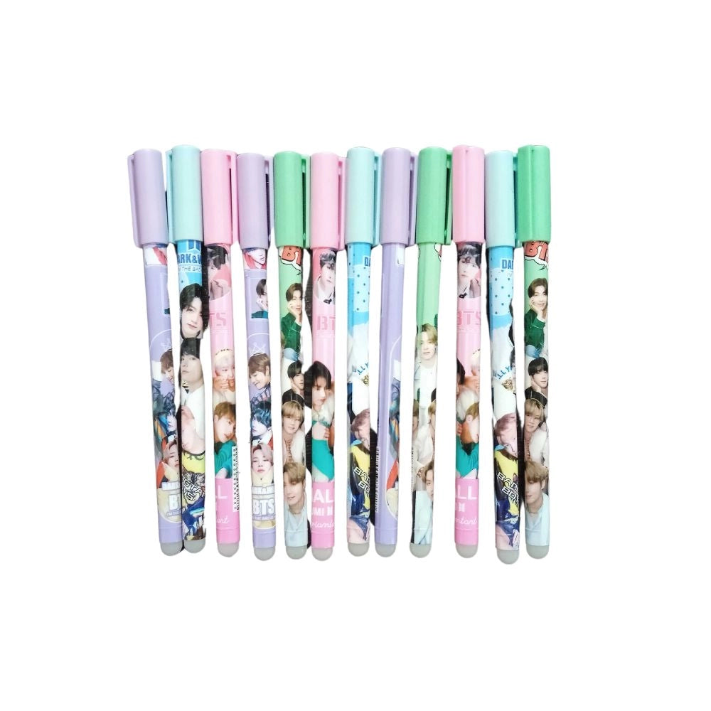 12 Pcs Set BTS Theme Reusable Pencil kids toys for kids 3+ years