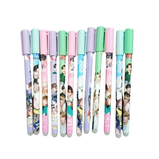 12 Pcs Set BTS Theme Reusable Pencil kids toys for kids 3+ years