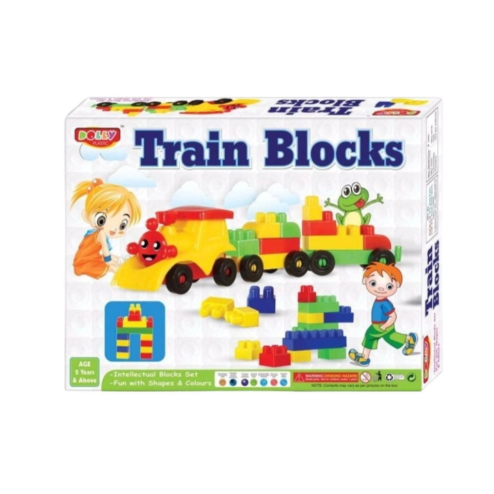 Train Blocks educational toys for kids 3+ years