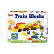 Train Blocks educational toys for kids 3+ years