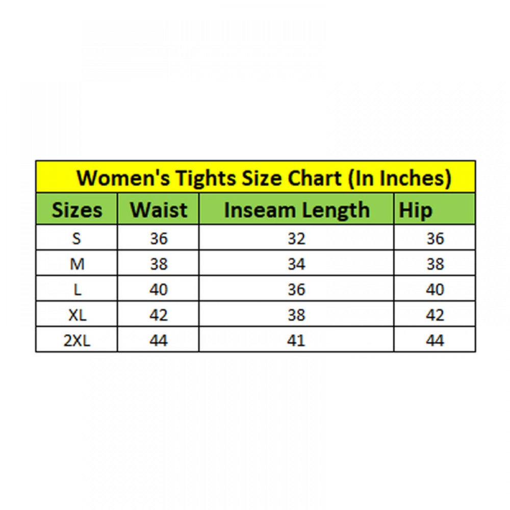 Women's Polyester Solid Ankle length High Waisted Tights (Maroon) - POPNOVA women's bottom wear