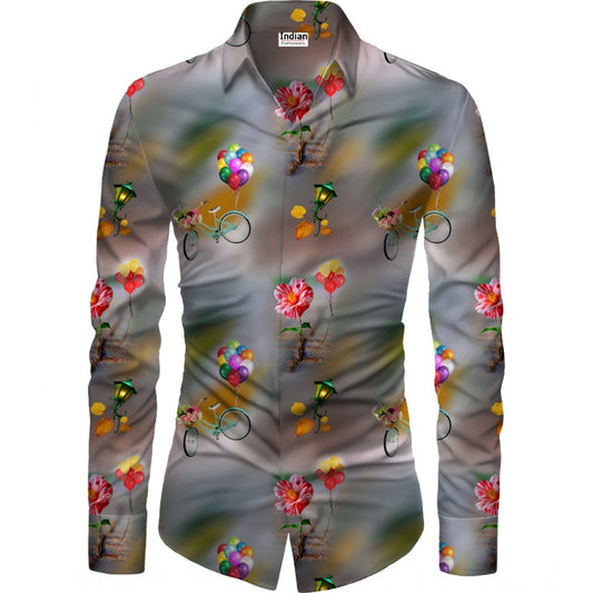 Men's Casual Floral Printed Cotton Blend Unstitched Shirt Fabric 1.6 Mtrs (Multicolor) - Multicolor, Cotton Blend • Pattern: Floral Printed • Stitching Type: Unstitched • Disclaimer: The color of actual product may vary slightly from the images provided due to photographic lighting conditions and difference in screen resolutions. | POPNOVA