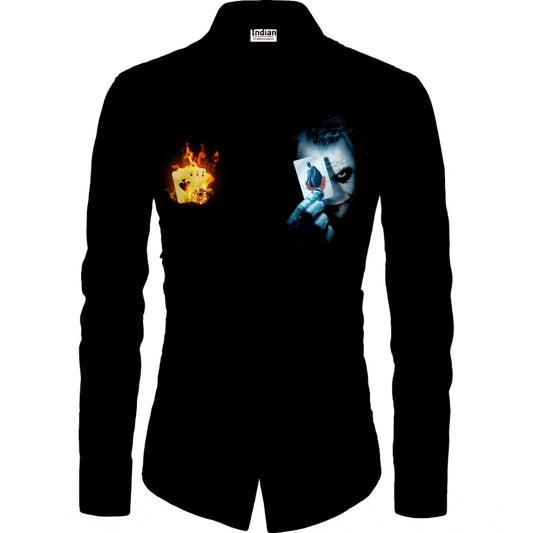 Men's Casual Floral Printed Cotton Blend Unstitched Shirt Fabric 1.6 Mtrs (Black) - Black, Cotton Blend • Pattern: Floral Printed • Stitching Type: Unstitched • Disclaimer: The color of actual product may vary slightly from the images provided due to photographic lighting conditions and difference in screen resolutions. | POPNOVA