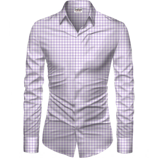 Men's Casual Floral Printed Cotton Blend Unstitched Shirt Fabric 1.6 Mtrs (Purple) - Purple, Cotton Blend • Pattern: Floral Printed • Stitching Type: Unstitched • Disclaimer: The color of actual product may vary slightly from the images provided due to photographic lighting conditions and difference in screen resolutions. | POPNOVA