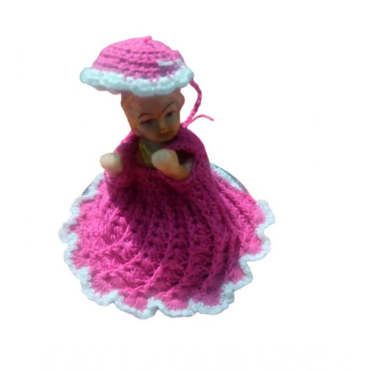 Laddu Gopal Tharad Dress Size: 0 To 6 (Magenta) | Home Accessories