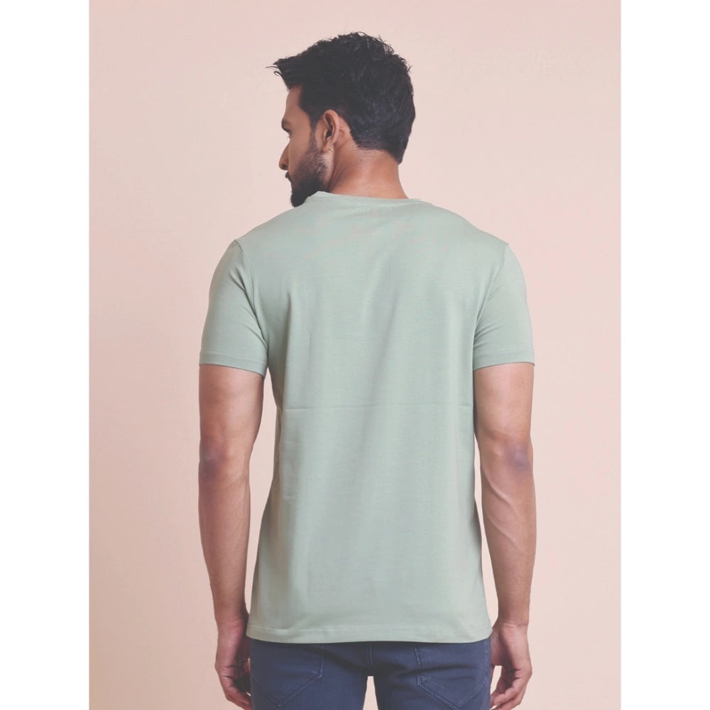 Solid Cotton Round Neck Half Sleeve T-Shirt for Men - Newsage - POPNOVA - photo 4